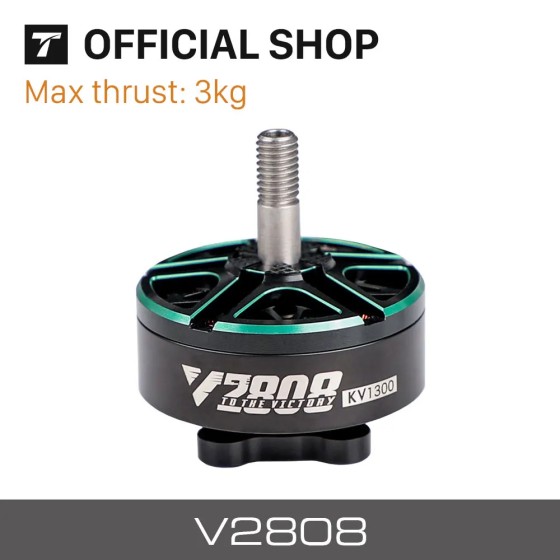 T-motor Velox V2808 Kv1300 Kv1500 Kv1950 V Series Motor for Racing  Frame